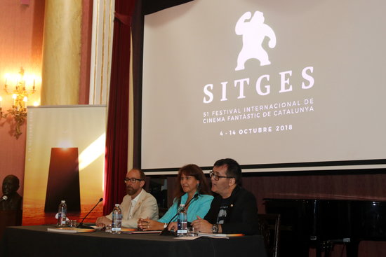 The International Fantastic Sitges Film Festival is presented at the Reial Cercle Artístic of Barcelona on September 26, 2018 (by Pere Francesch)